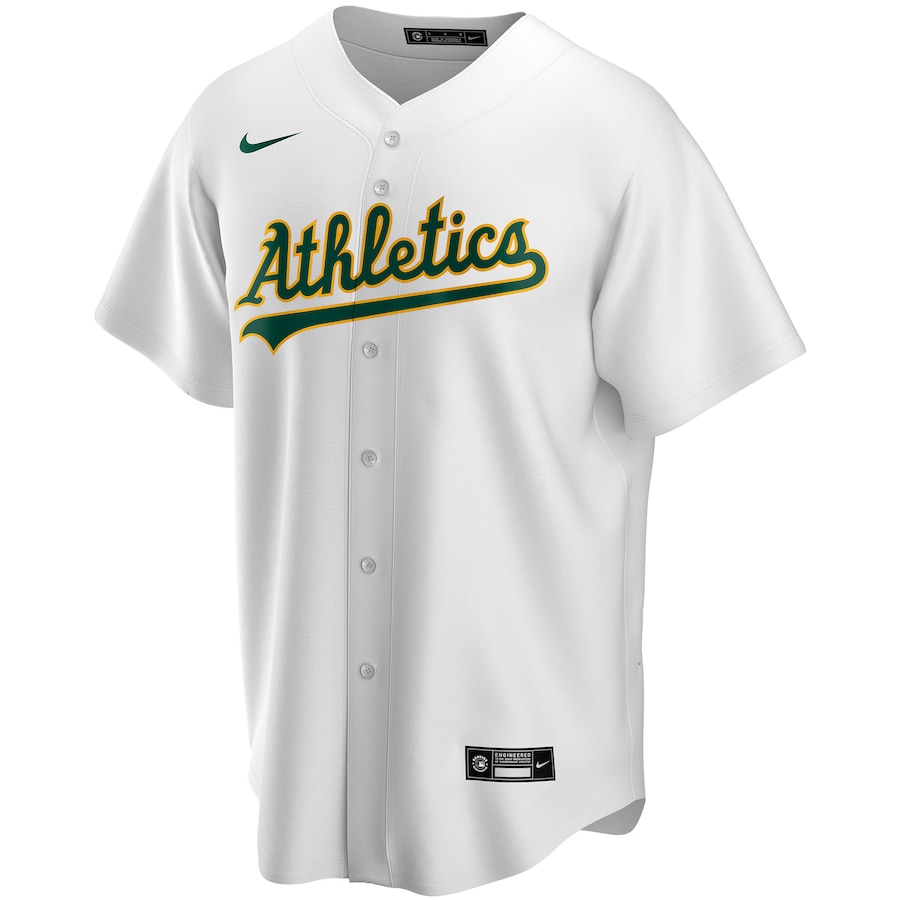 Men's Oakland Athletics White Home Pick-A-Player Retired Roster Replica Jersey
