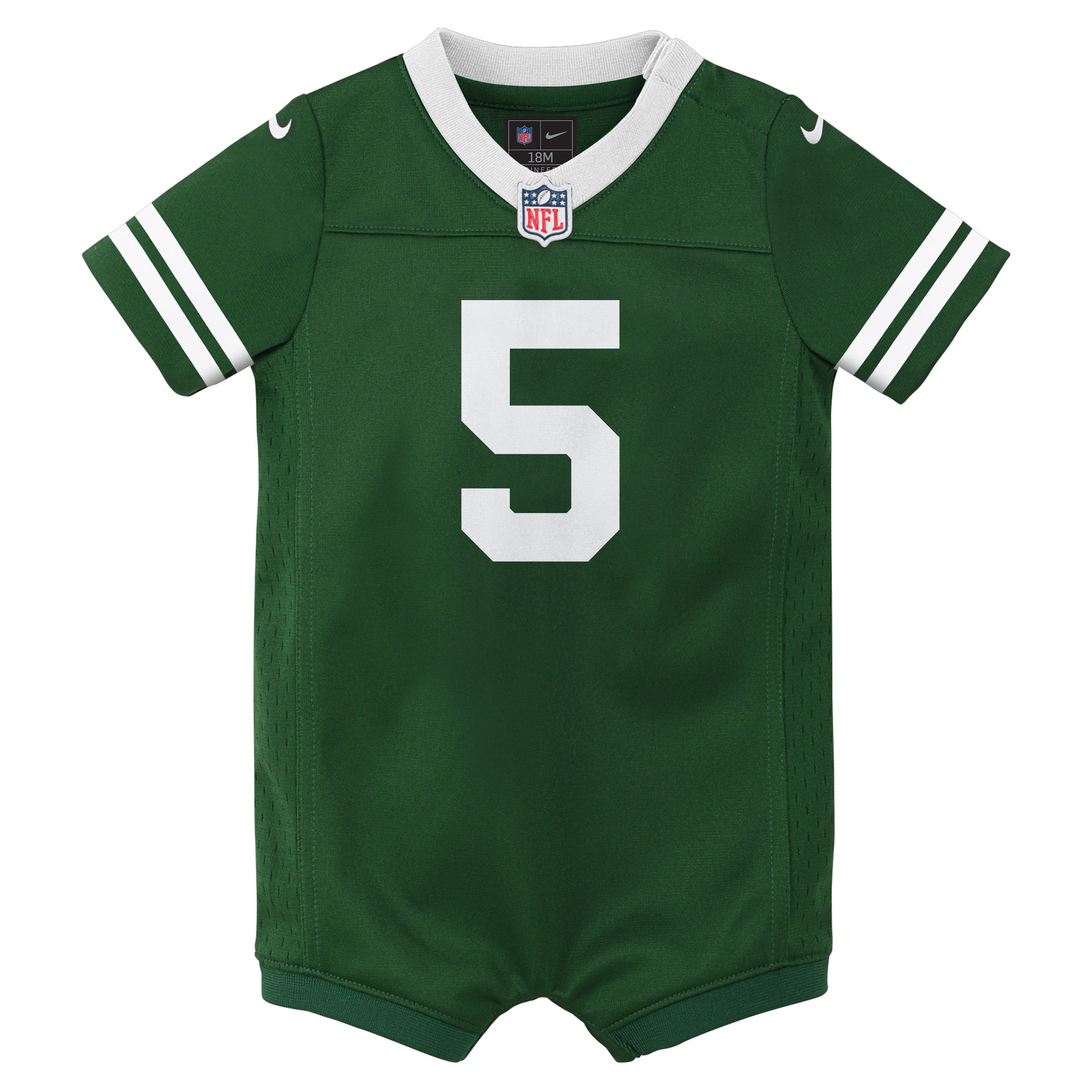 Garrett Wilson New York Jets Newborn & Infant Game Romper Jersey - Legacy Green