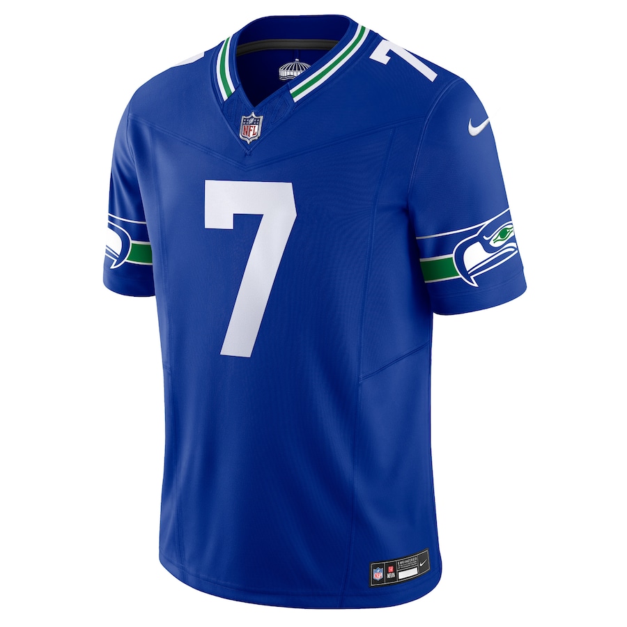 Mens Seattle Seahawks Geno Smith Royal Alternate Vapor F.U.S.E. Limited Jersey