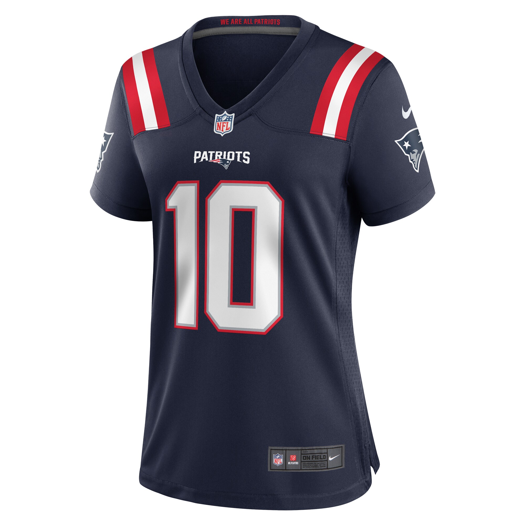 Drake Maye New England Patriots Women's 2024 NFL Draft First Round Pick Player Game Jersey - Navy
