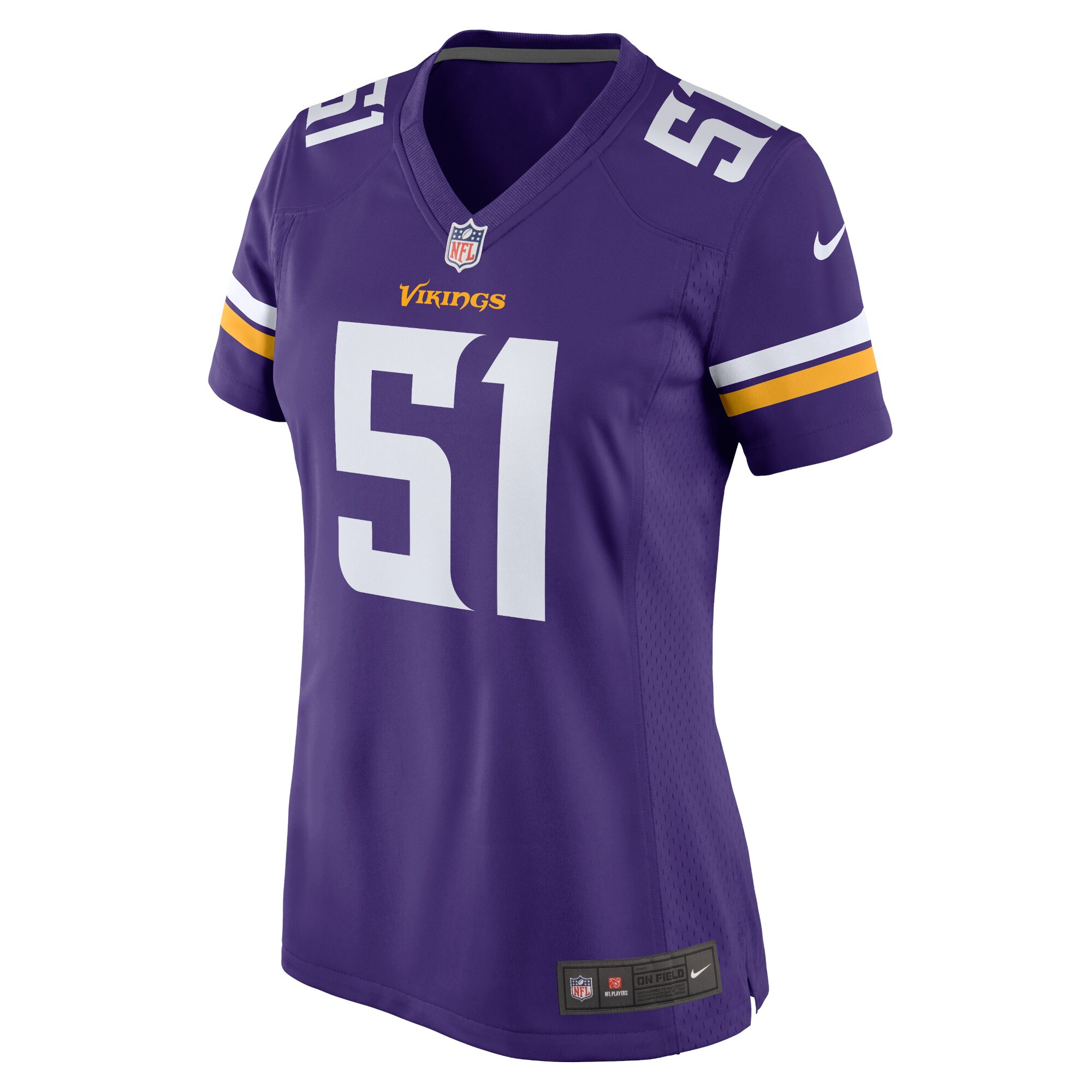 Benton Whitley Minnesota Vikings Women's Home Game Player Jersey - Purple