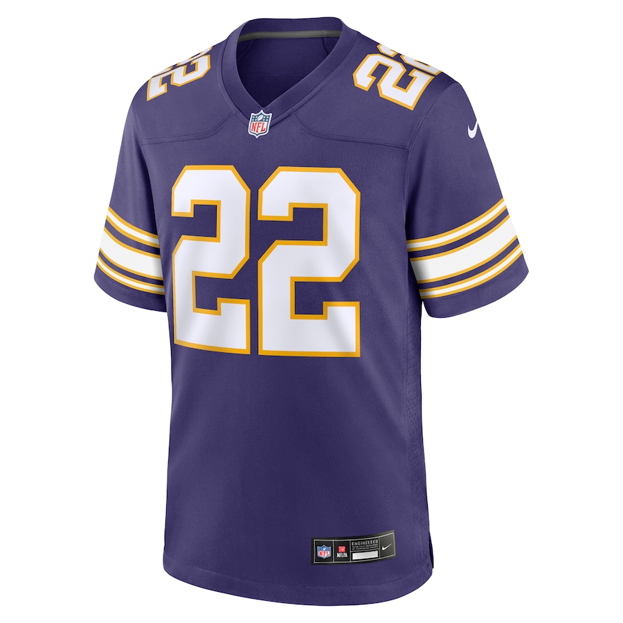 Mens Minnesota Vikings Paul Krause Purple Classic Retired Player Jersey