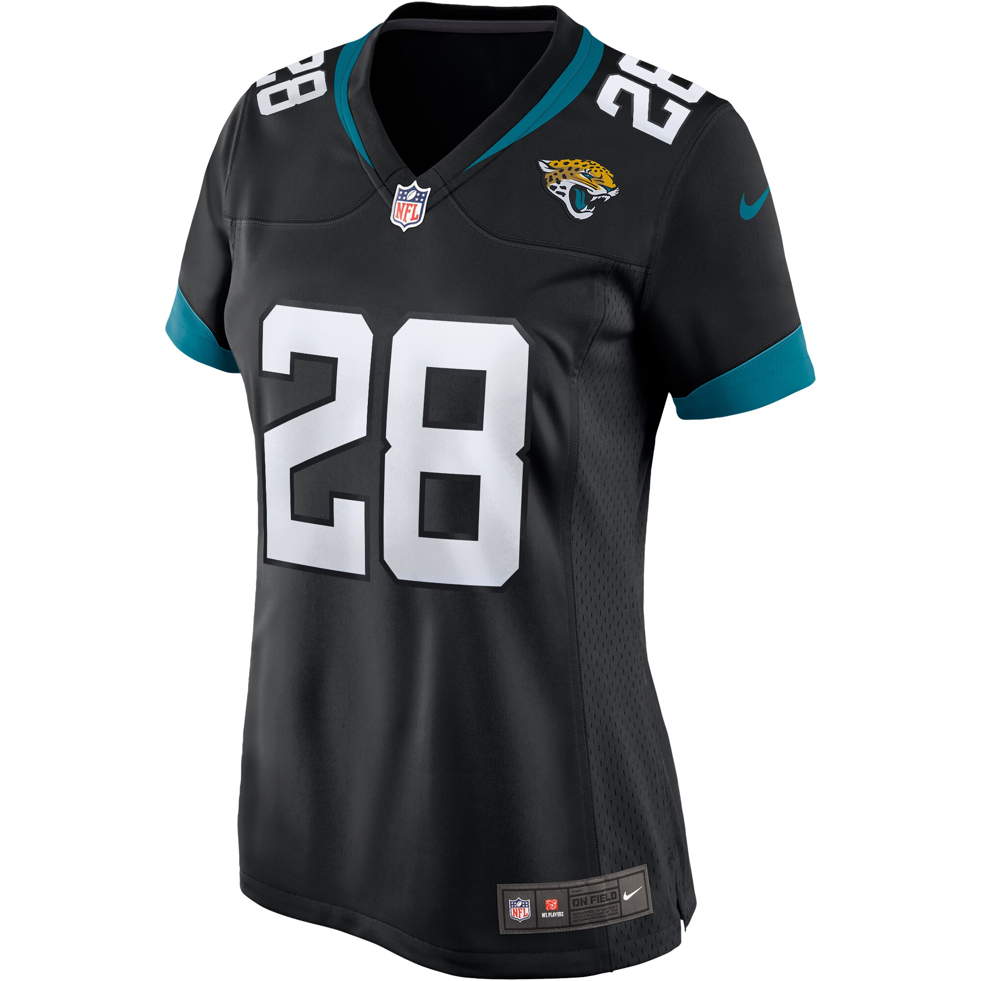 Fred Taylor Jacksonville Jaguars Women's Game Retired Player Jersey - Black