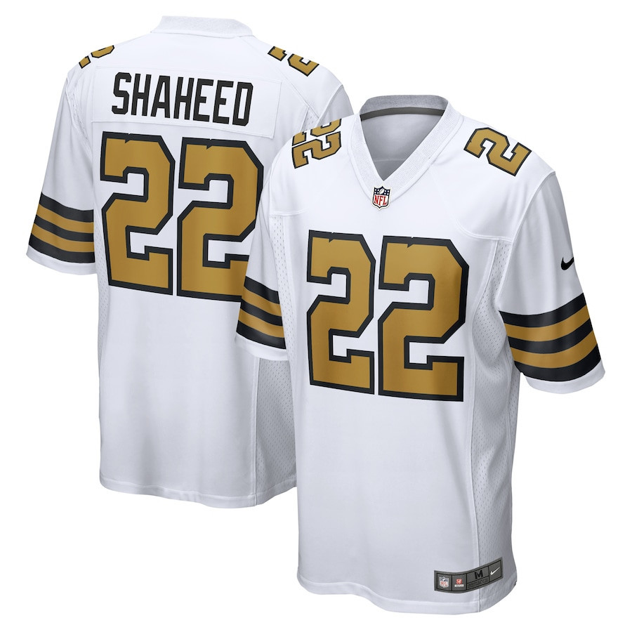 Rashid Shaheed 22 New Orleans Saints Alternate Game Men Jersey - White