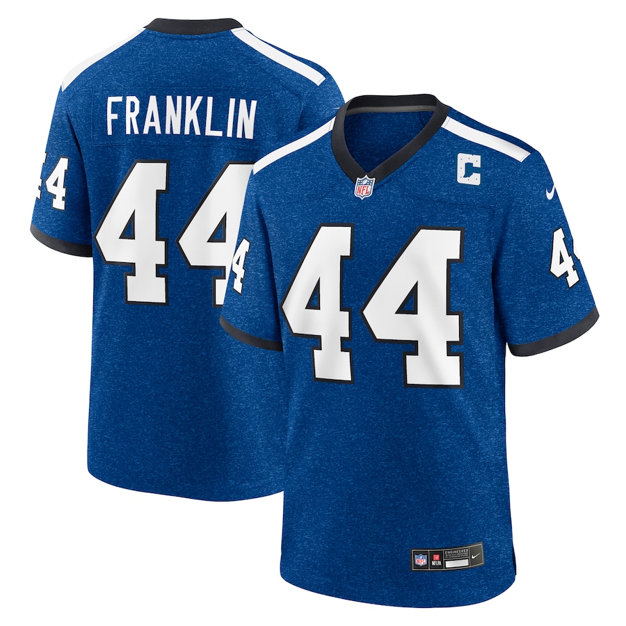 Mens Indianapolis Colts Zaire Franklin Royal Indiana Nights Alternate Game Jersey