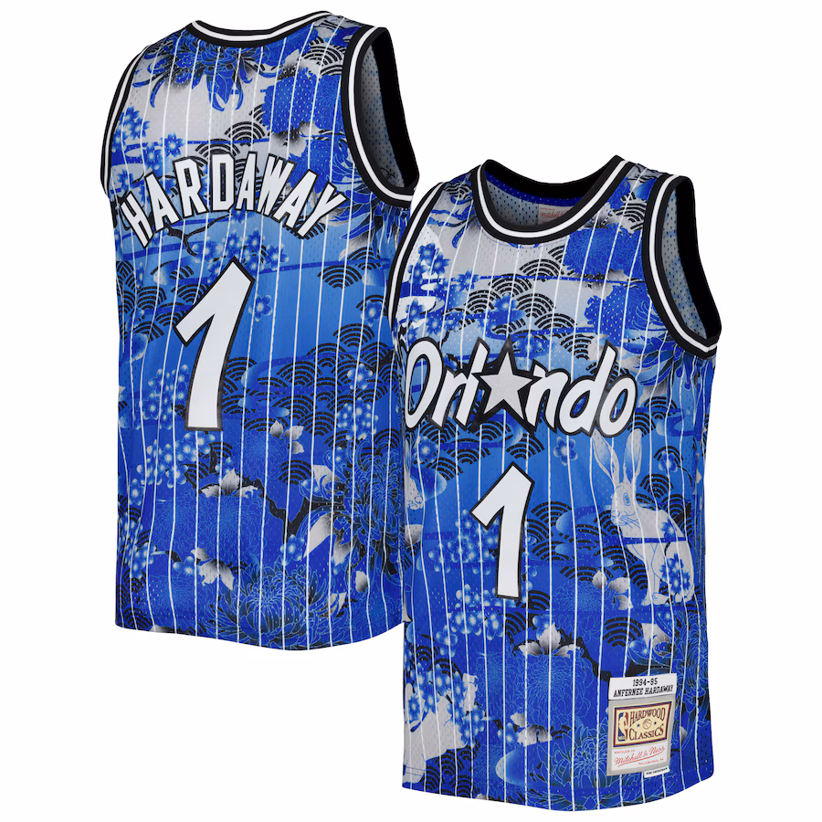 Men's Orlando Magic Penny Hardaway Mitchell & Ness Blue Hardwood Classics Lunar New Year Swingman Jersey