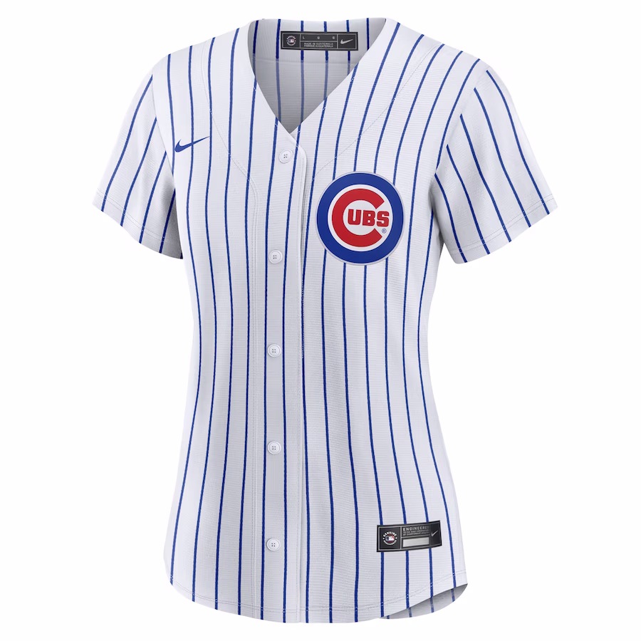 Men's Chicago Cubs Dansby Swanson Nike White/Royal Home Replica Player Jersey