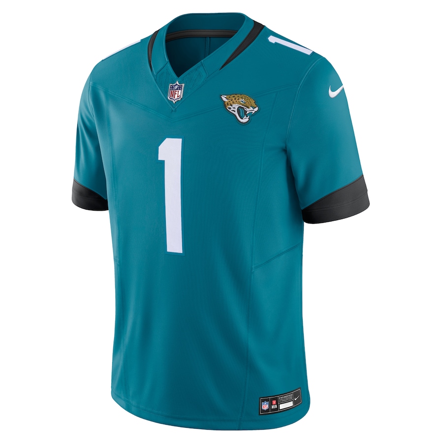 Mens Jacksonville Jaguars Travis Etienne Teal Vapor F.U.S.E. Limited Jersey