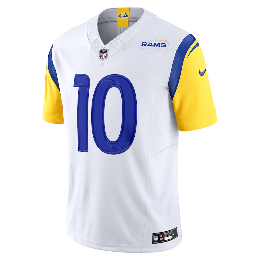 Mens Los Angeles Rams Cooper Kupp White Vapor F.U.S.E. Limited Jersey