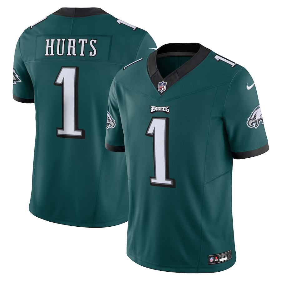 Mens Philadelphia Eagles Jalen Hurts Green Vapor F.U.S.E. Limited Jersey