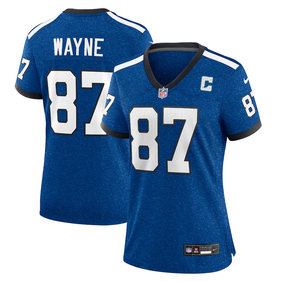 Womens Indianapolis Colts Reggie Wayne Royal Indiana Nights Alternate Game Jersey