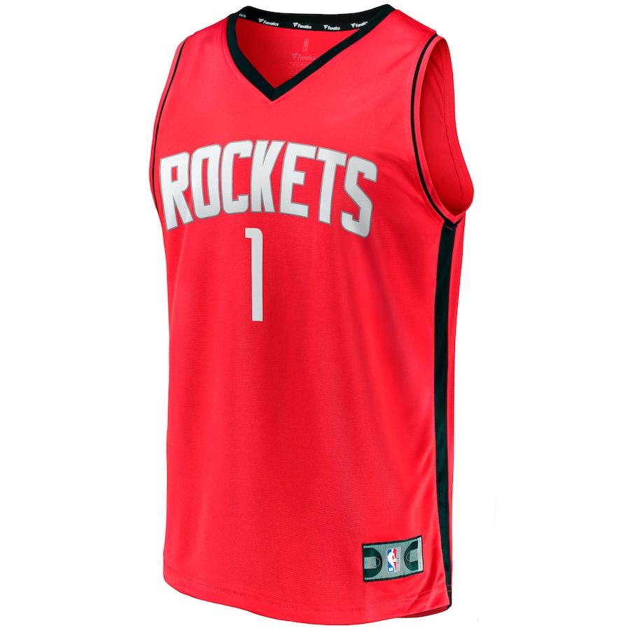 Amen Thompson Houston Rockets Fanatics Fast Break Replica Jersey - Icon Edition - Red