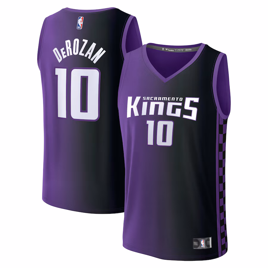 DeMar DeRozan Sacramento Kings Fanatics Youth Fast Break Replica Player Jersey - Statement Edition - Purple