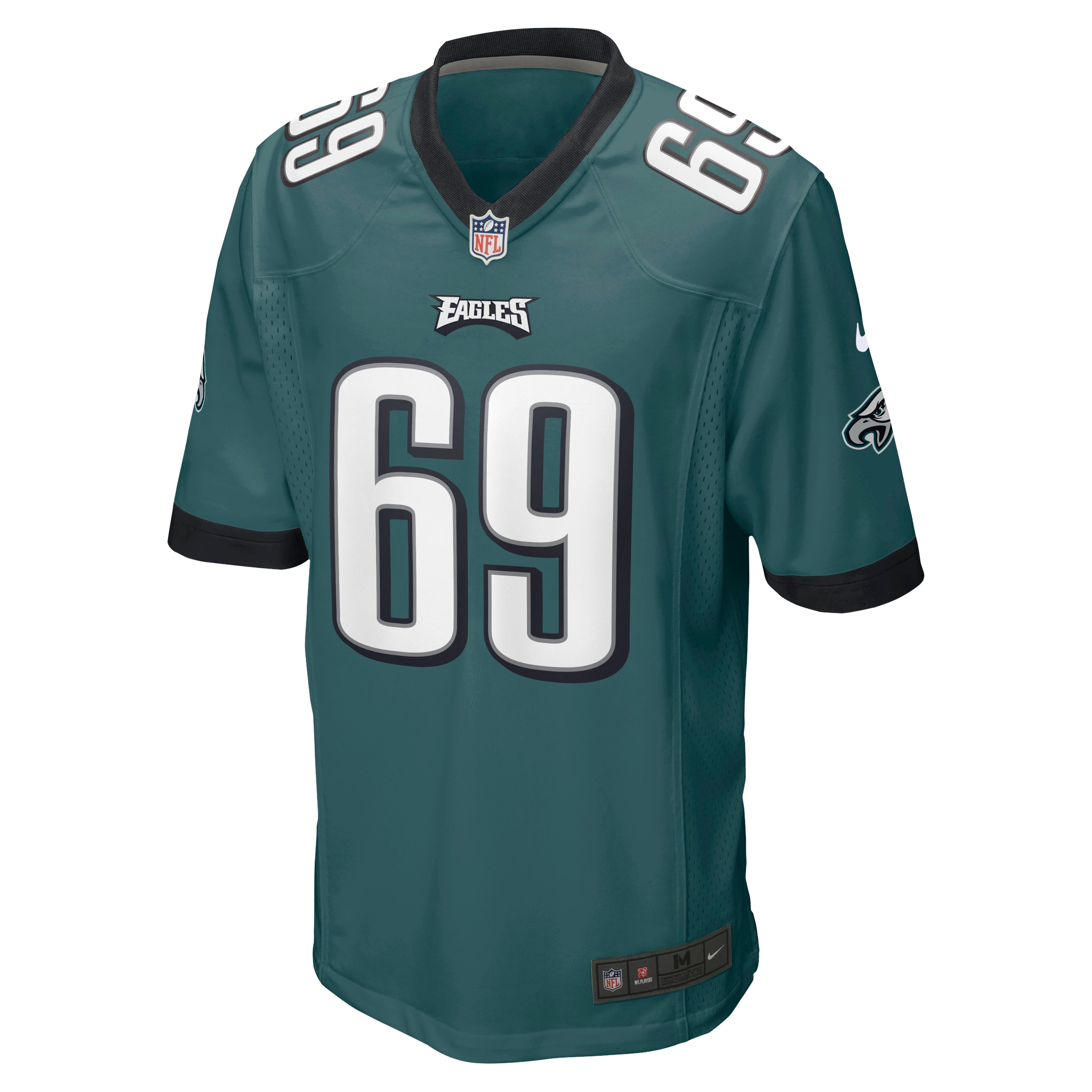 Landon Dickerson Philadelphia Eagles Game Player Jersey - Midnight Green