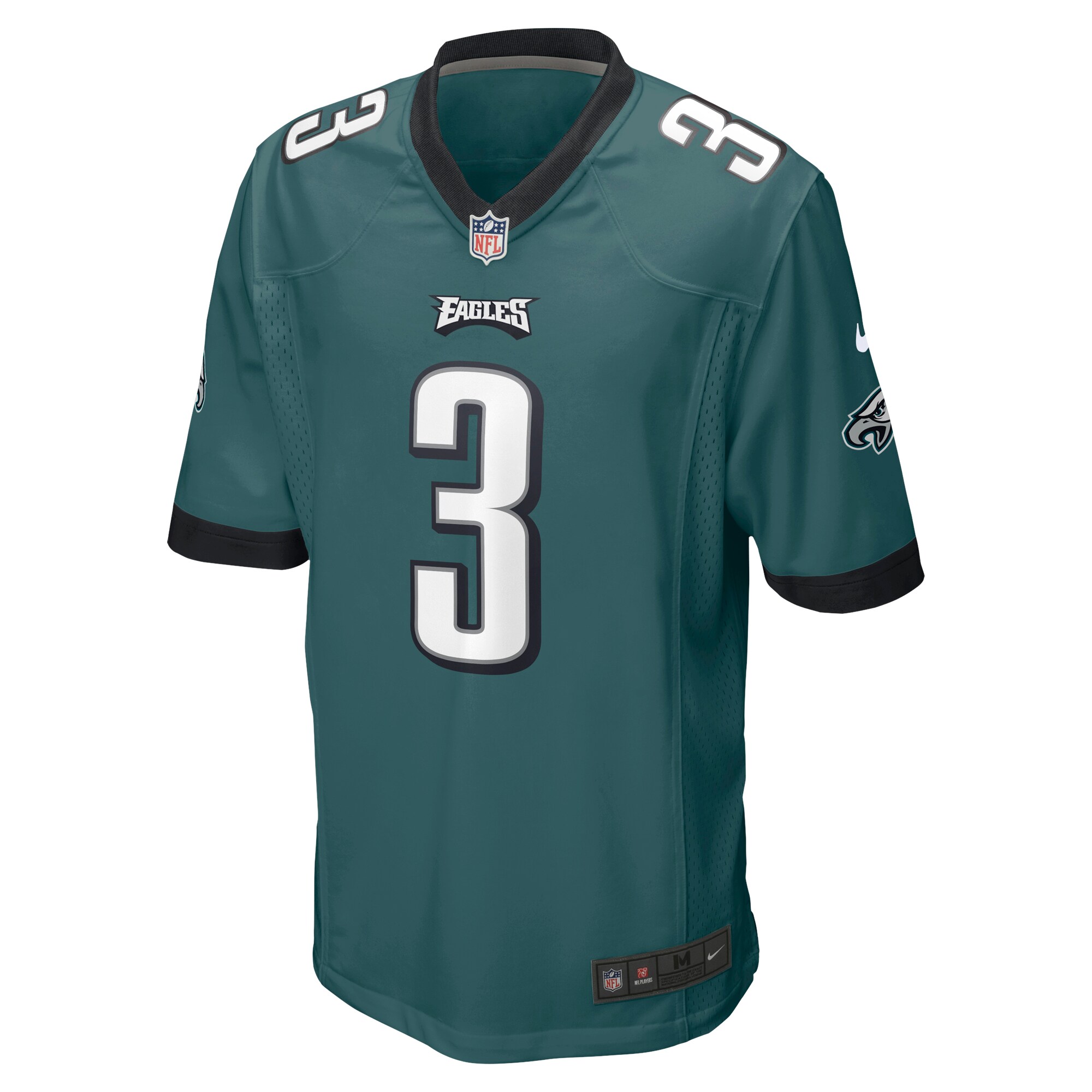Nolan Smith Philadelphia Eagles 2023 NFL Draft First Round Pick Game Jersey - Midnight Green