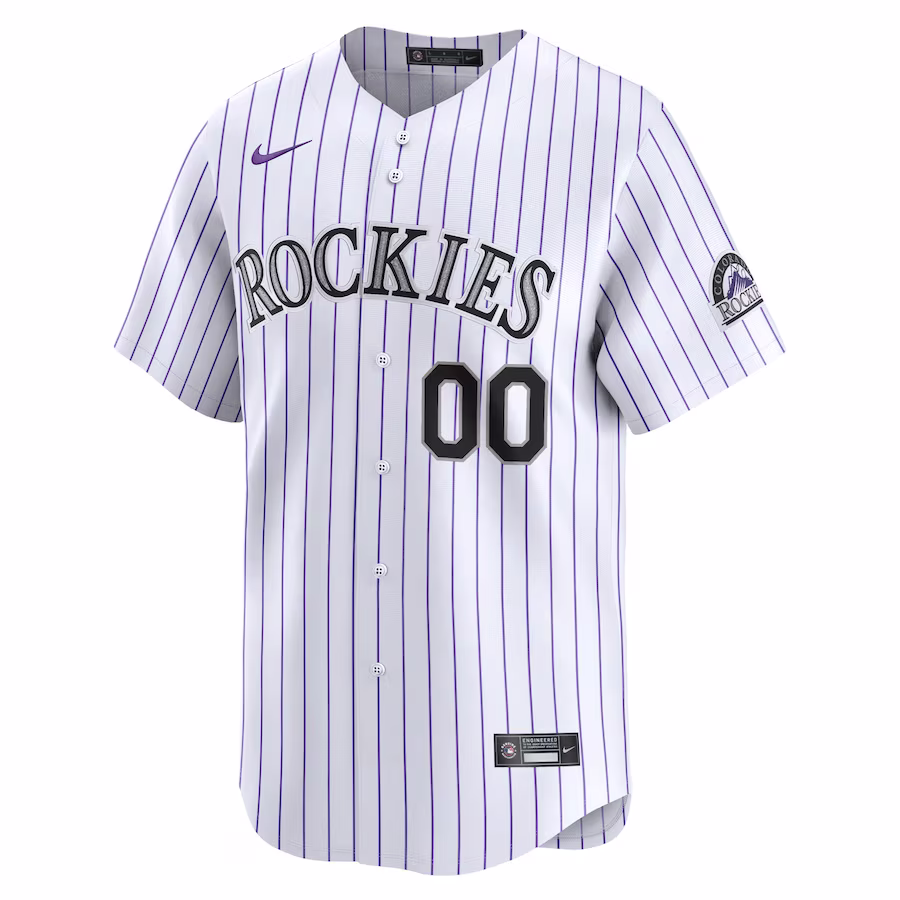 Youth Colorado Rockies Nike White Home Limited Pick-A-Player Retired Roster Jersey