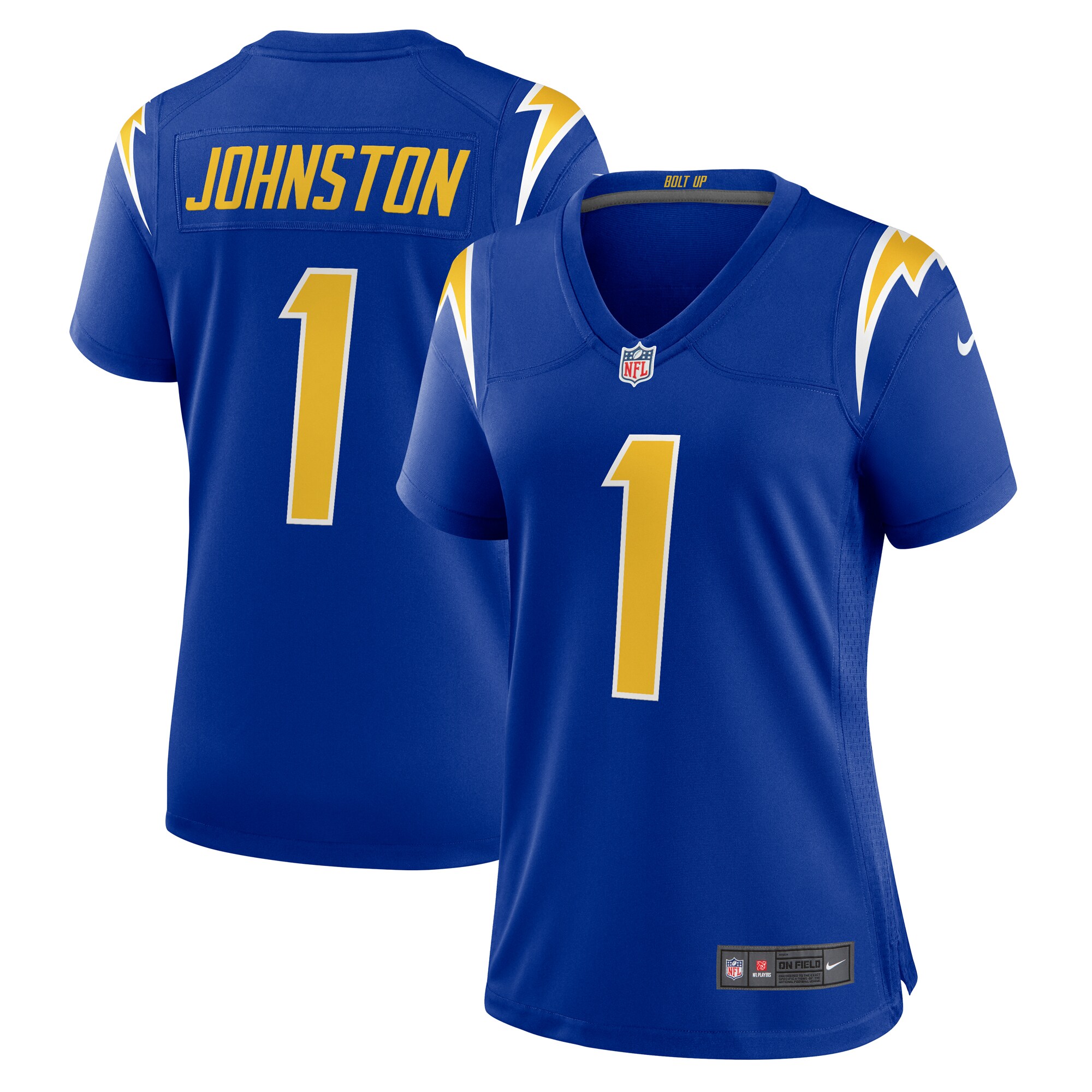 Quentin Johnston Los Angeles Chargers Women's Alternate Game Jersey - Royal