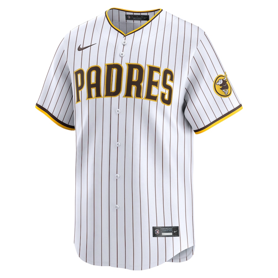 Men's San Diego Padres White Home Limited Pick-A-Player Retired Roster Jersey