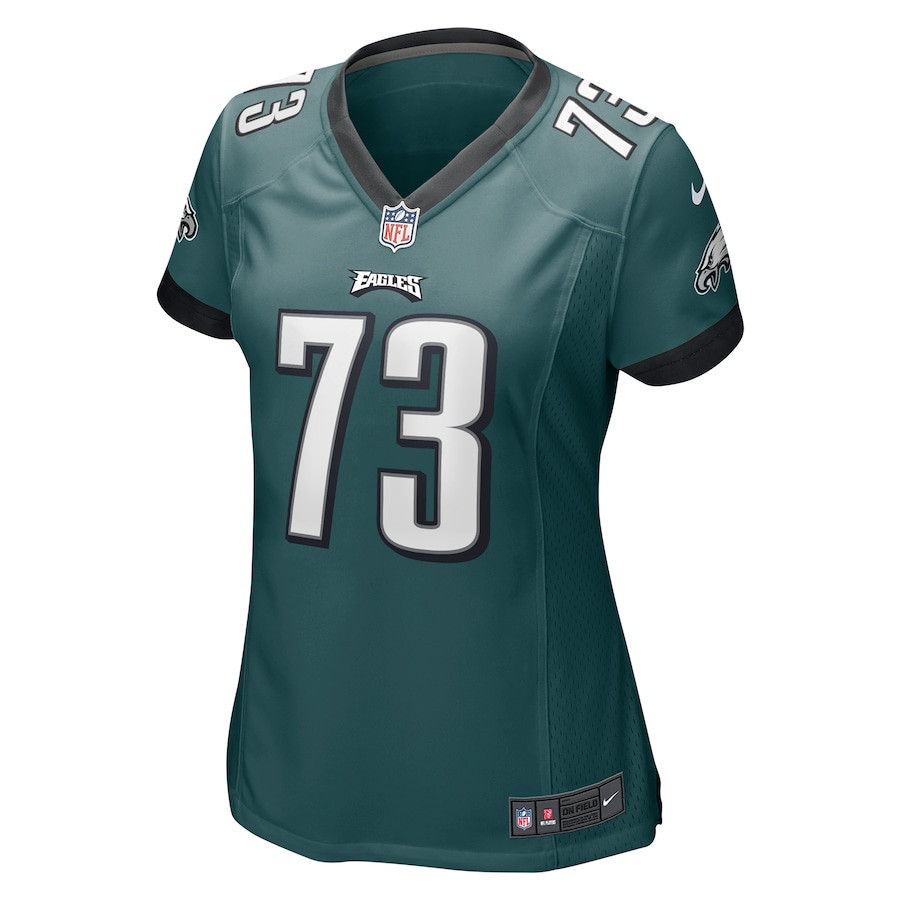 Le'Raven Clark 73 Philadelphia Eagles Game Women Jersey - Midnight Green