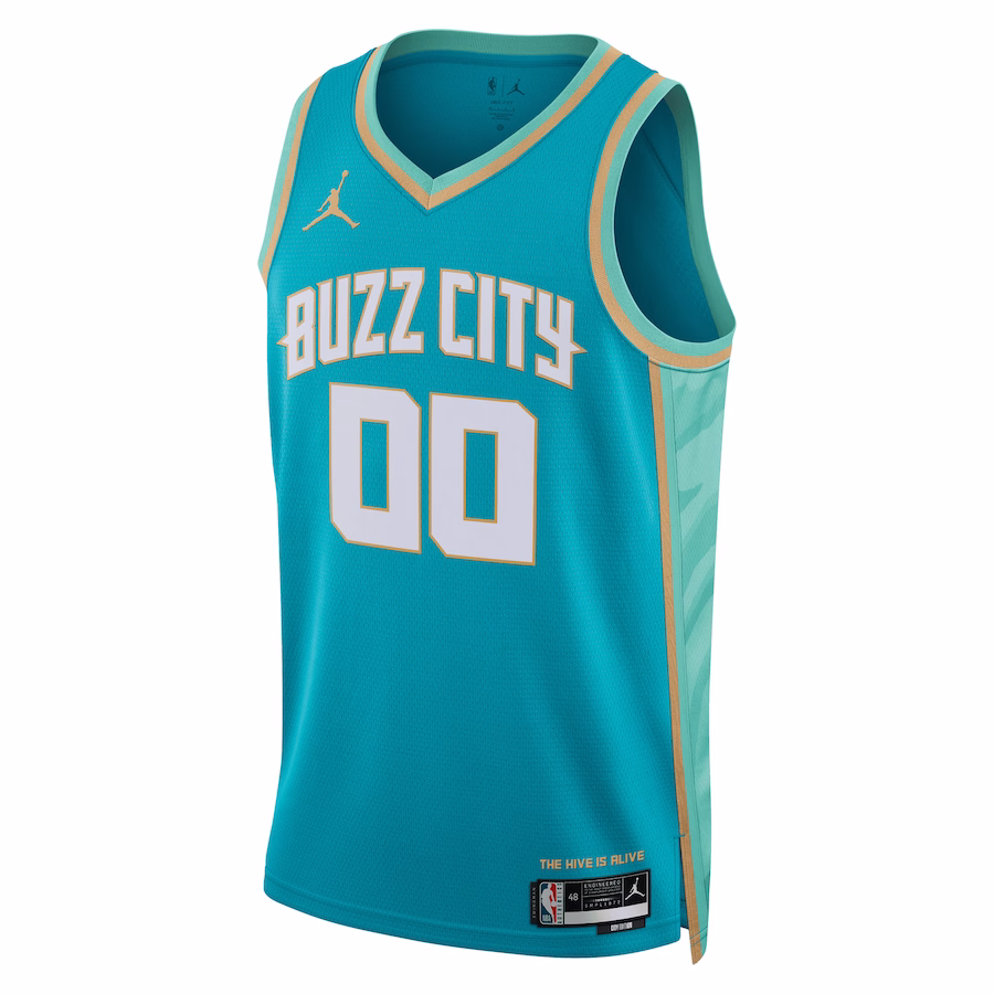Unisex Charlotte Hornets Jordan Brand Teal 2023/24 Custom Swingman Jersey - City Edition