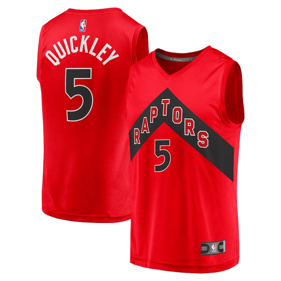 Immanuel Quickley Toronto Raptors Fanatics Fast Break Player Jersey - Icon Edition - Red