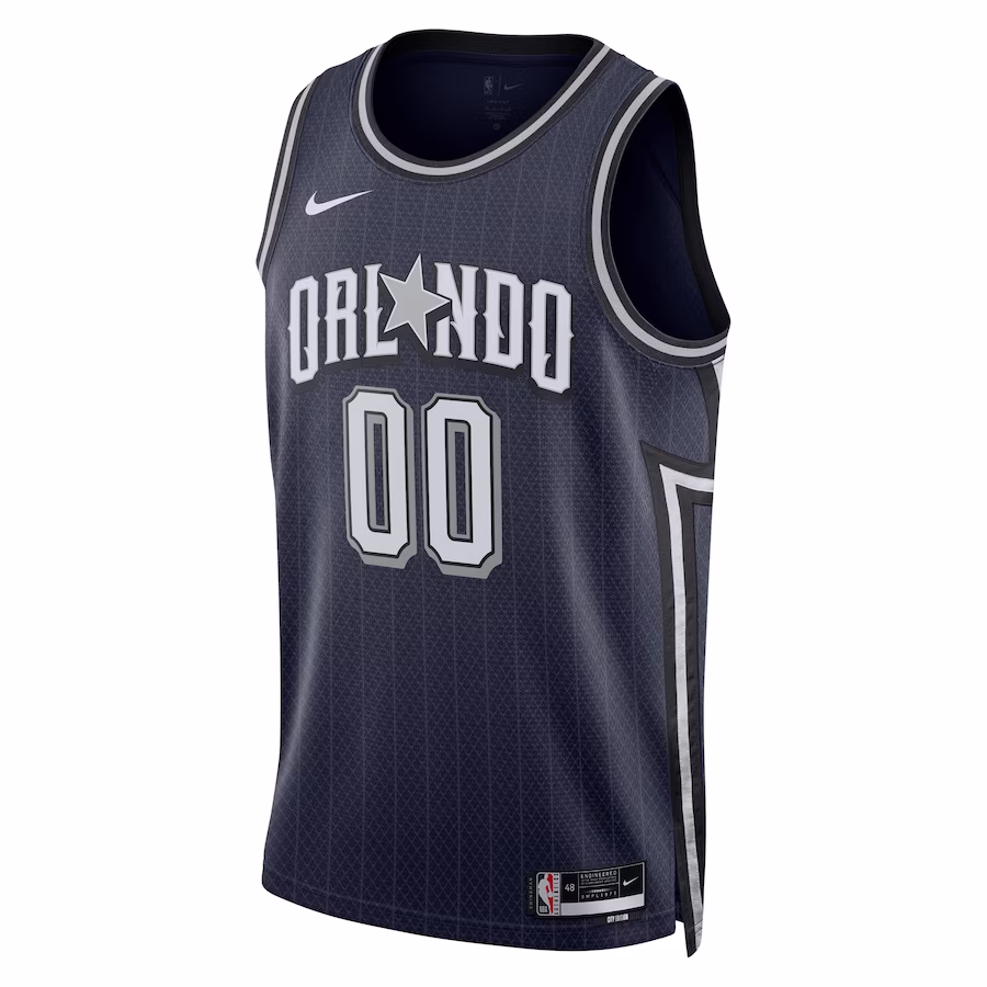 Unisex Orlando Magic Nike Navy 2023/24 Custom Swingman Jersey - City Edition