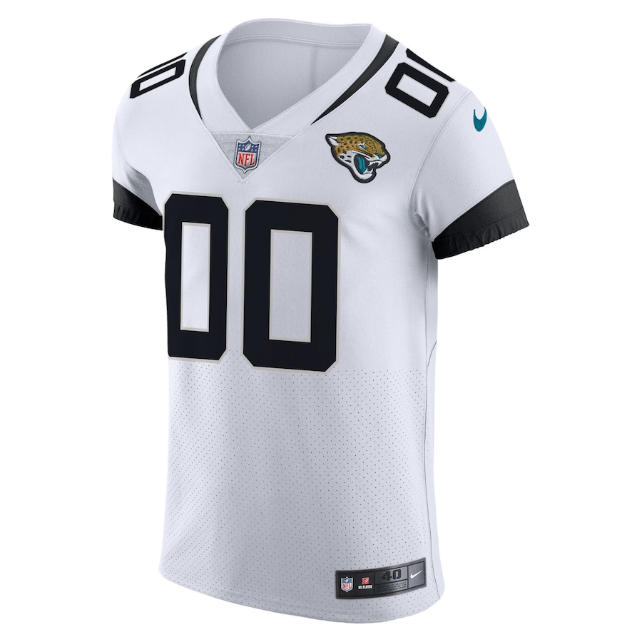 Mens Jacksonville Jaguars White Vapor Untouchable Elite Custom Jersey