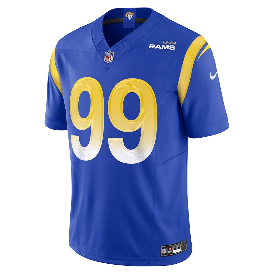 Mens Los Angeles Rams Aaron Donald Royal Vapor F.U.S.E. Limited Jersey