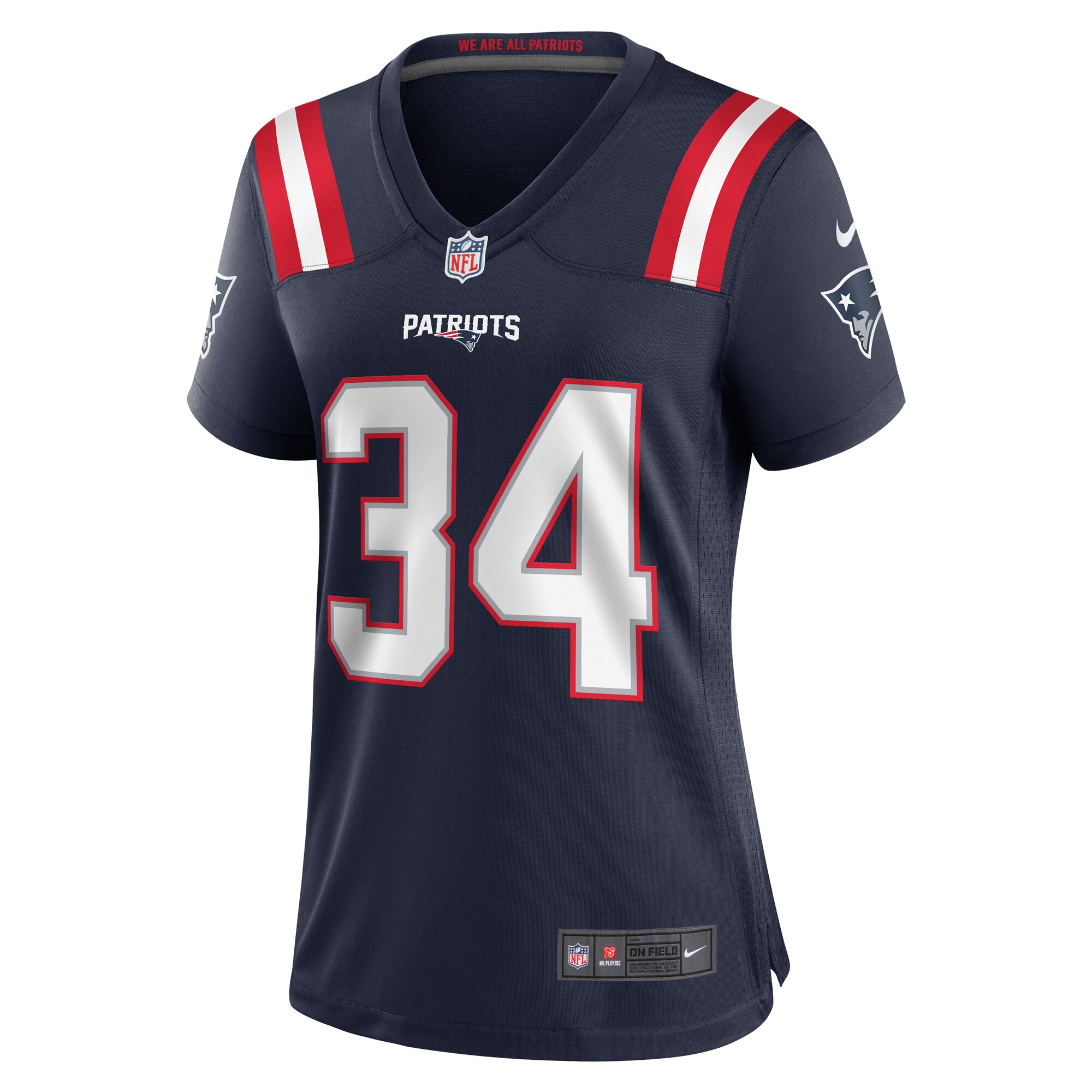 Quandre Mosely New England Patriots Women's Home Game Player Jersey - Navy