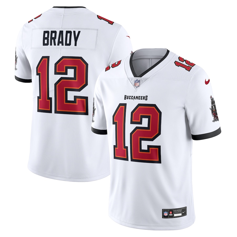 Mens Tampa Bay Buccaneers Tom Brady White Vapor Untouchable Limited Jersey