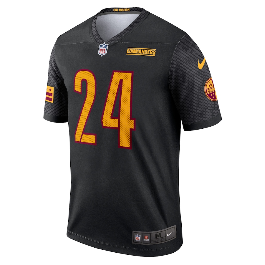 Mens Washington Commanders Antonio Gibson Black Alternate Legend Jersey