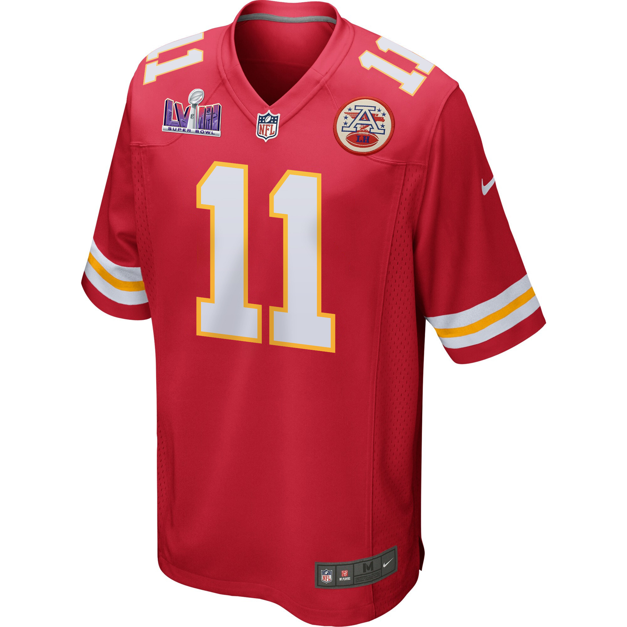 Marquez Valdes-Scantling 11 Signed Kansas City Chiefs Super Bowl LVIII Game Men Jersey - Red