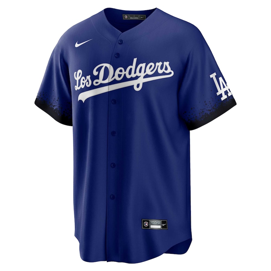 Men's Los Angeles Dodgers Jackie Robinson Royal City Connect Replica Player Jersey