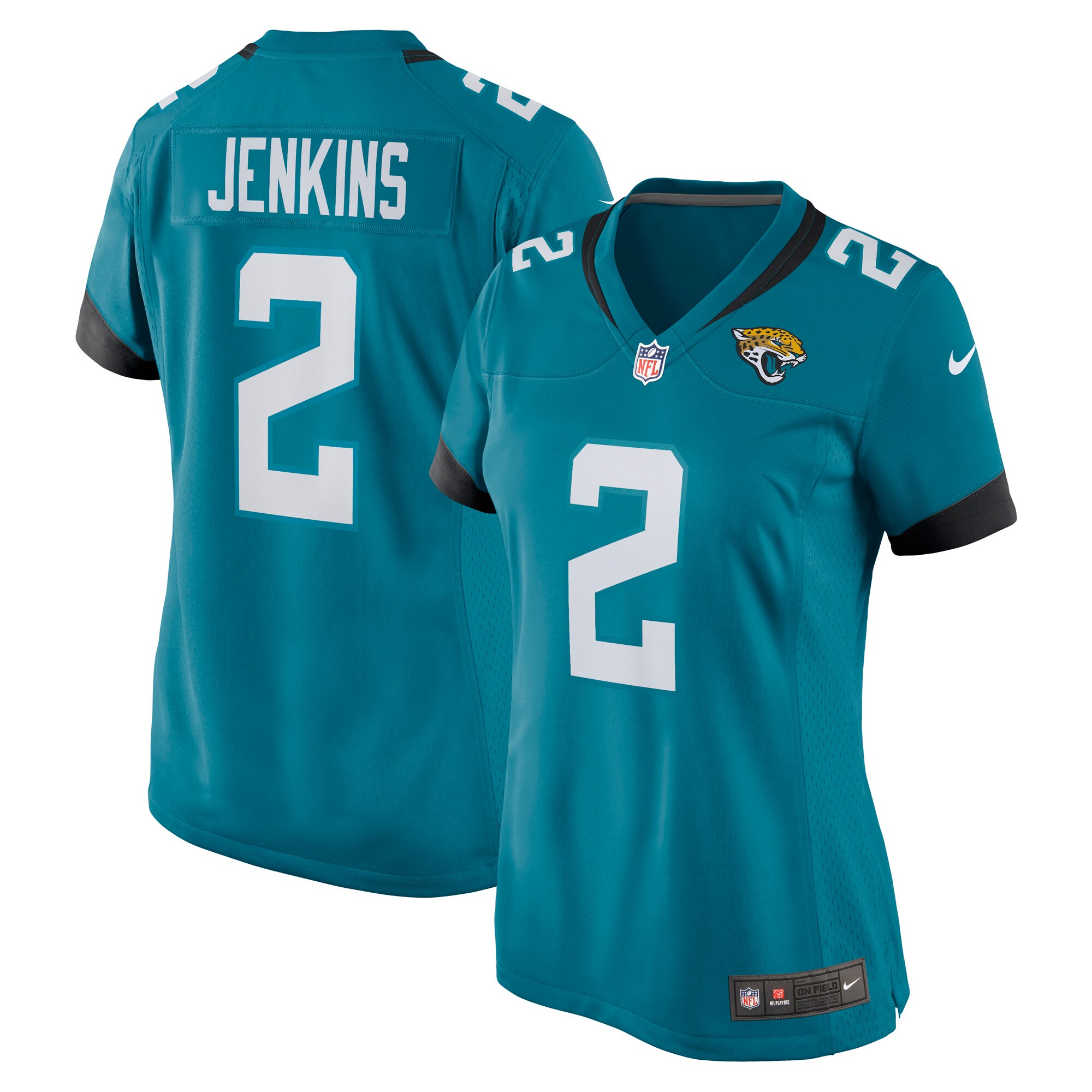 Rayshawn Jenkins Jacksonville Jaguars Women's Game Player Jersey - Teal