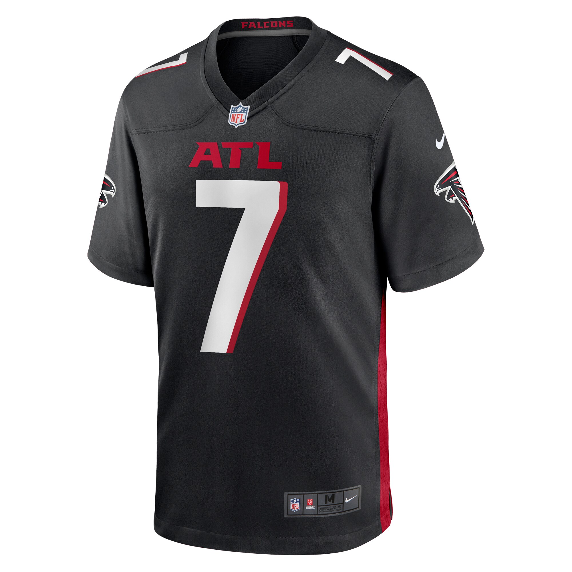 Bijan Robinson Atlanta Falcons 2023 NFL Draft First Round Pick Game Jersey - Black