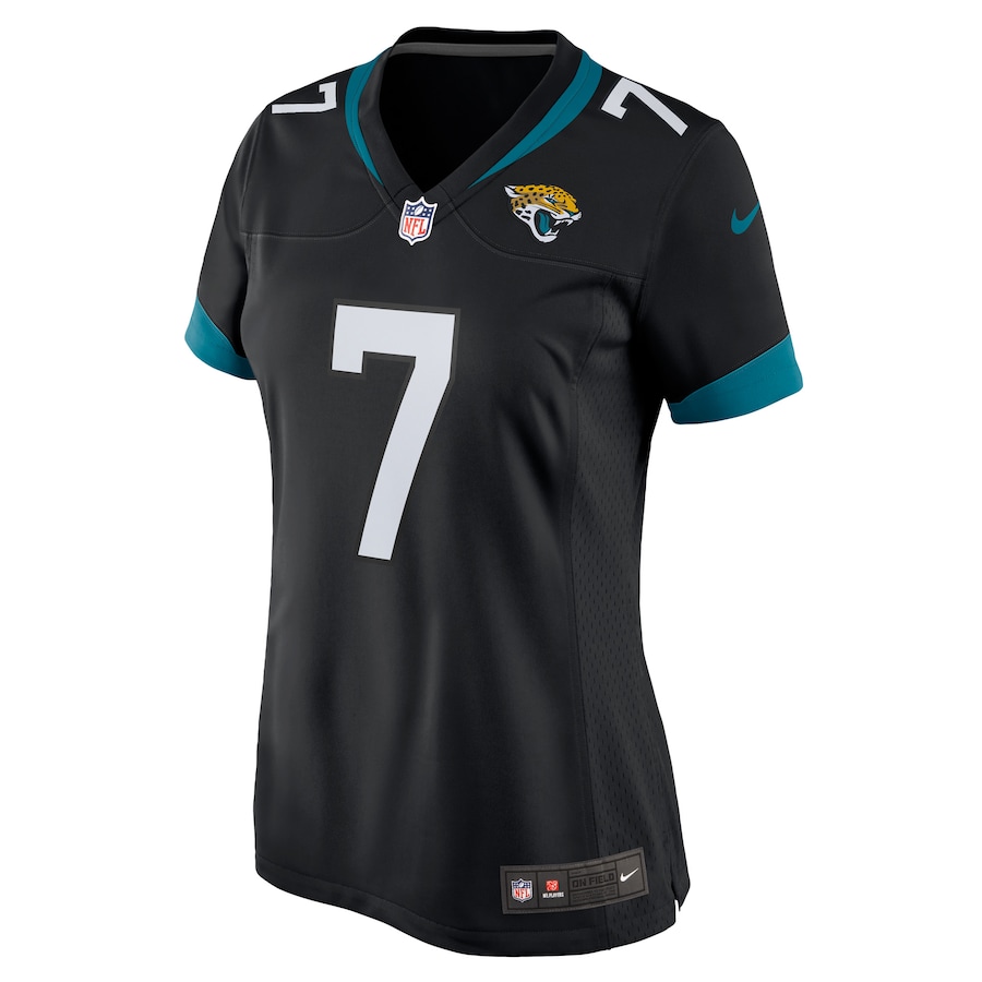 Womens Jacksonville Jaguars Byron Leftwich Black Alternate Retired Player Game Jersey