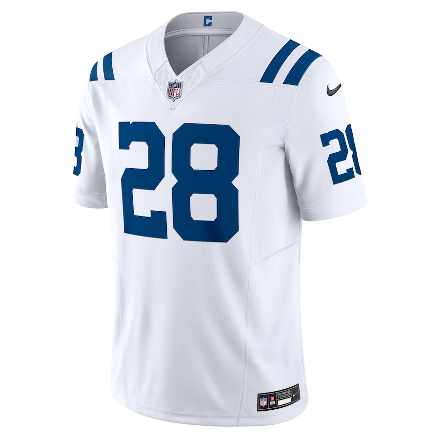 Mens Indianapolis Colts Jonathan Taylor White Vapor F.U.S.E. Limited Jersey
