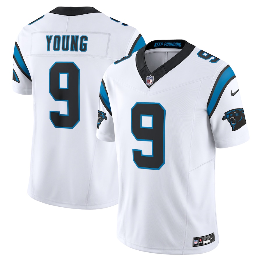 Mens Carolina Panthers Bryce Young White Vapor F.U.S.E. Limited Jersey