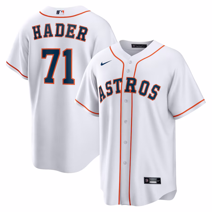 Women's Houston Astros Josh Hader Nike White Home Replica Player Jersey
