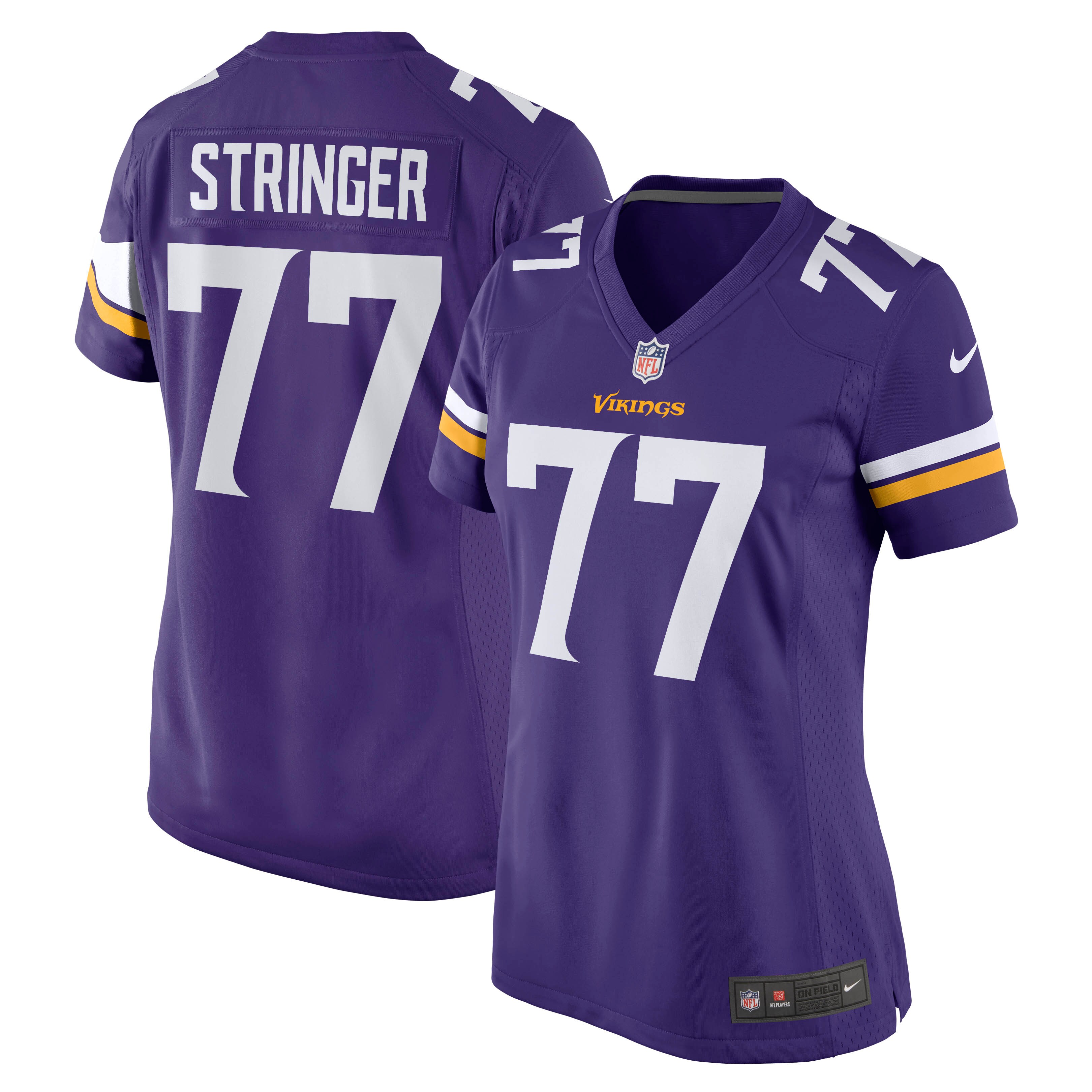 Korey Stringer Minnesota Vikings Women's Retired Player Jersey - Purple