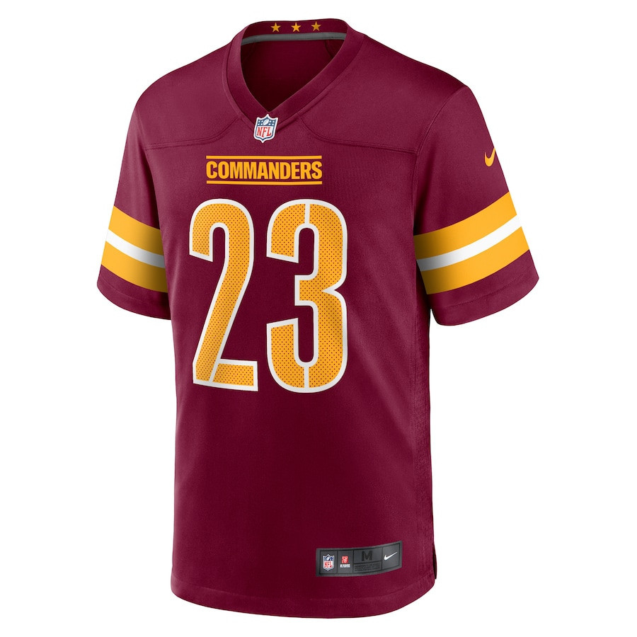 Chris Rodriguez Jr. 23 Washington Commanders Men Game Jersey - Burgundy