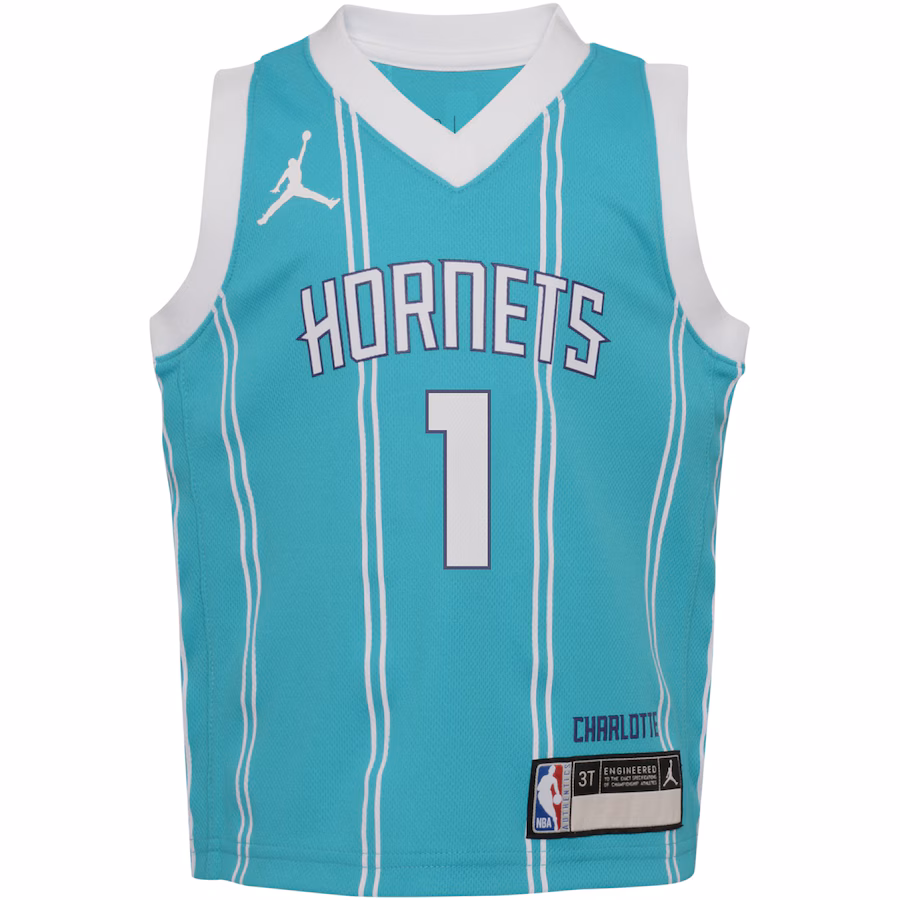 Infant Charlotte Hornets LaMelo Ball Jordan Brand Teal Swingman Player Jersey - Icon Edition