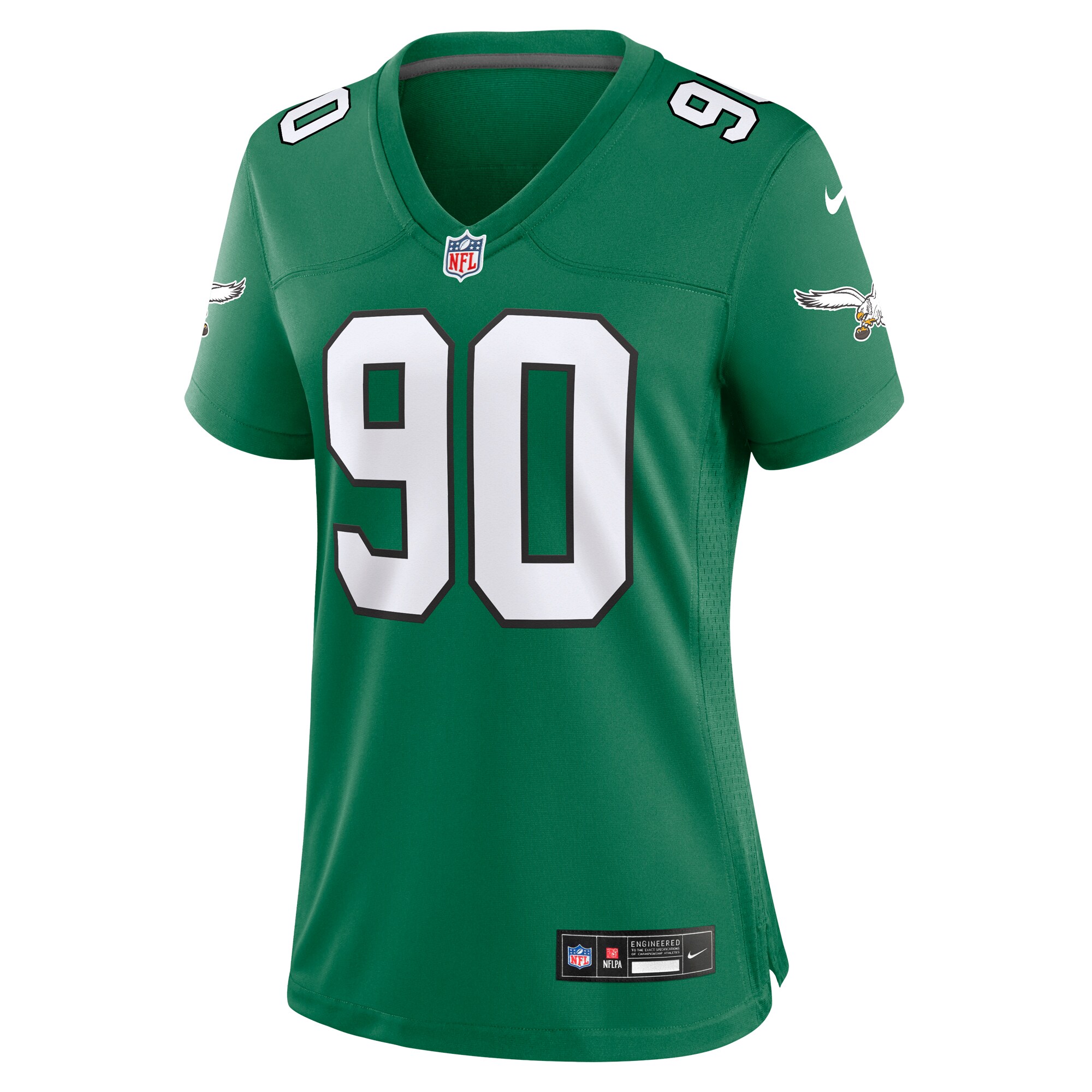 Jordan Davis Philadelphia Eagles Women's Alternate Game Jersey - Kelly Green