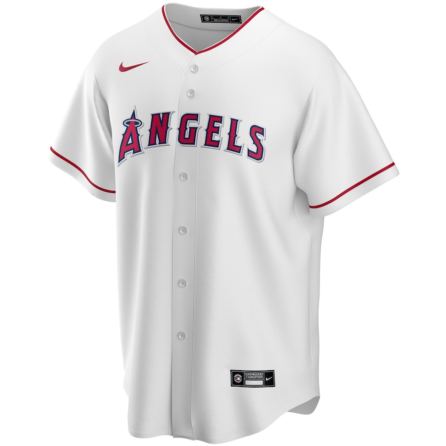 Men's Los Angeles Angels White Home Pick-A-Player Retired Roster Replica Jersey