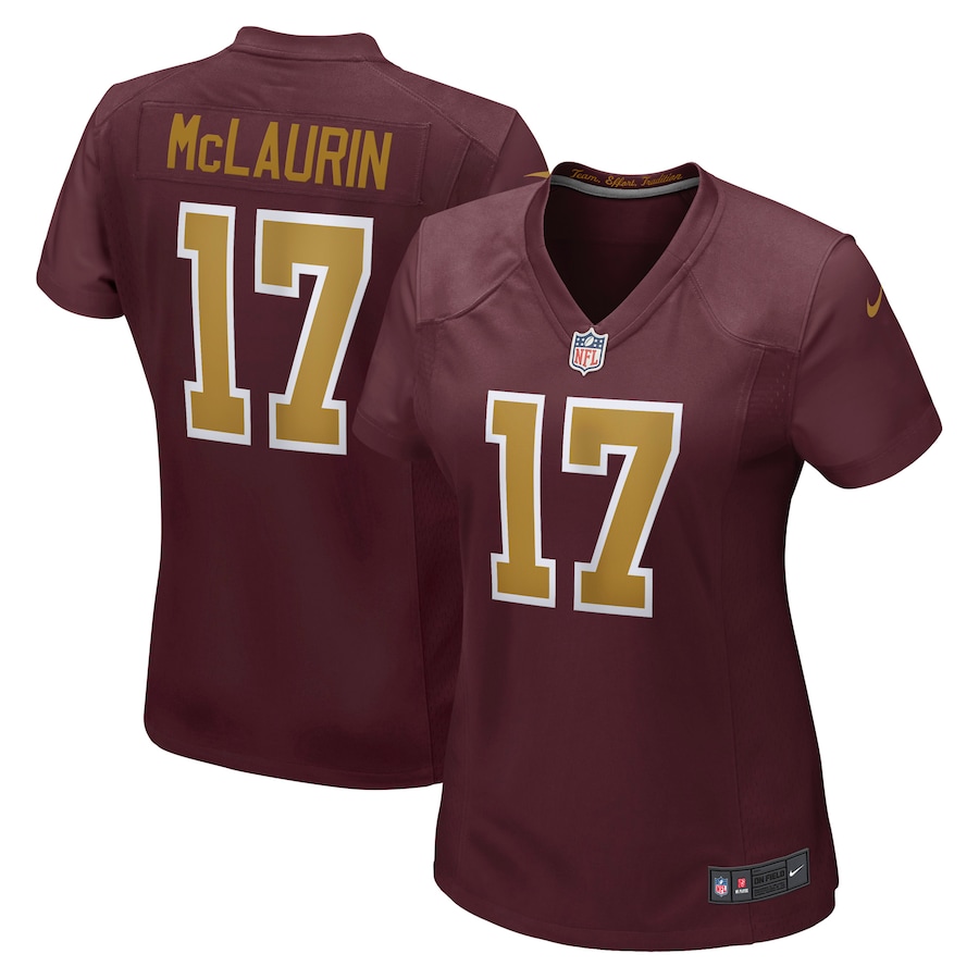 Womens Washington Football Team Terry McLaurin Burgundy Alternate Game Jersey
