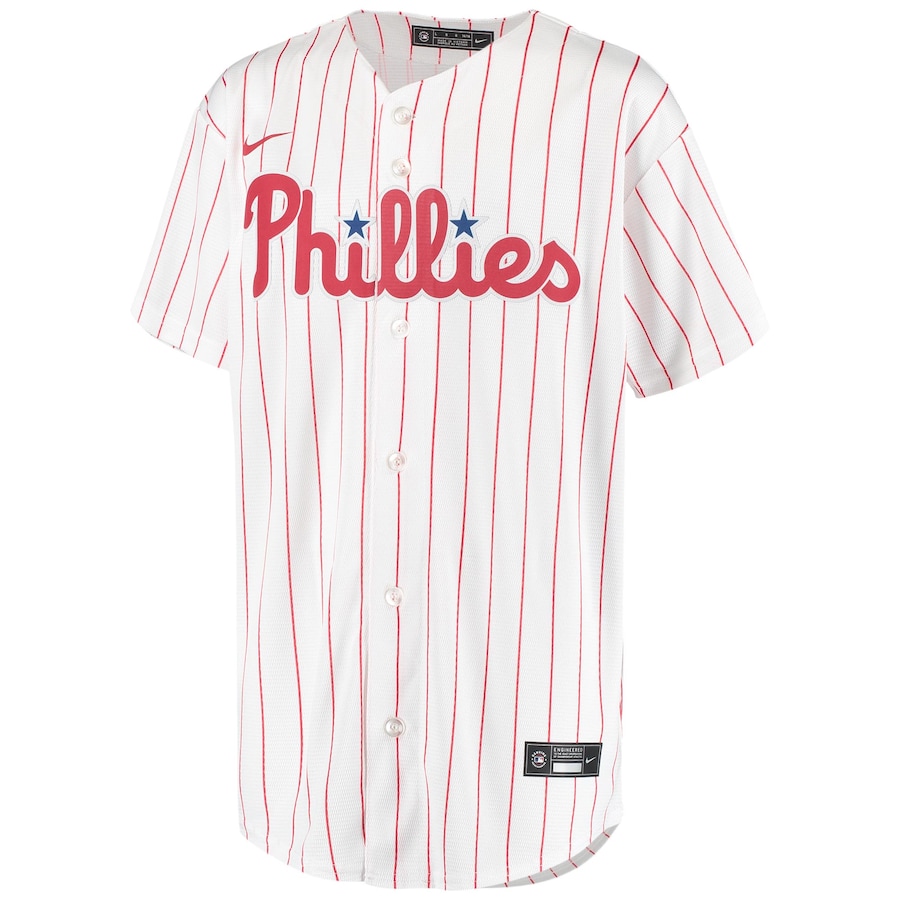 Youth Philadelphia Phillies J.T. Realmuto White Alternate Replica Player Jersey