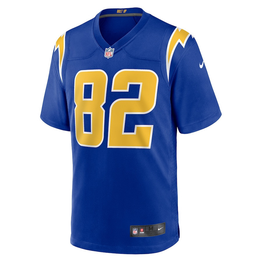 Brenden Rice 82 Los Angeles Rams 2024 NFL Draft 2nd Alternate Game Jersey - Royal