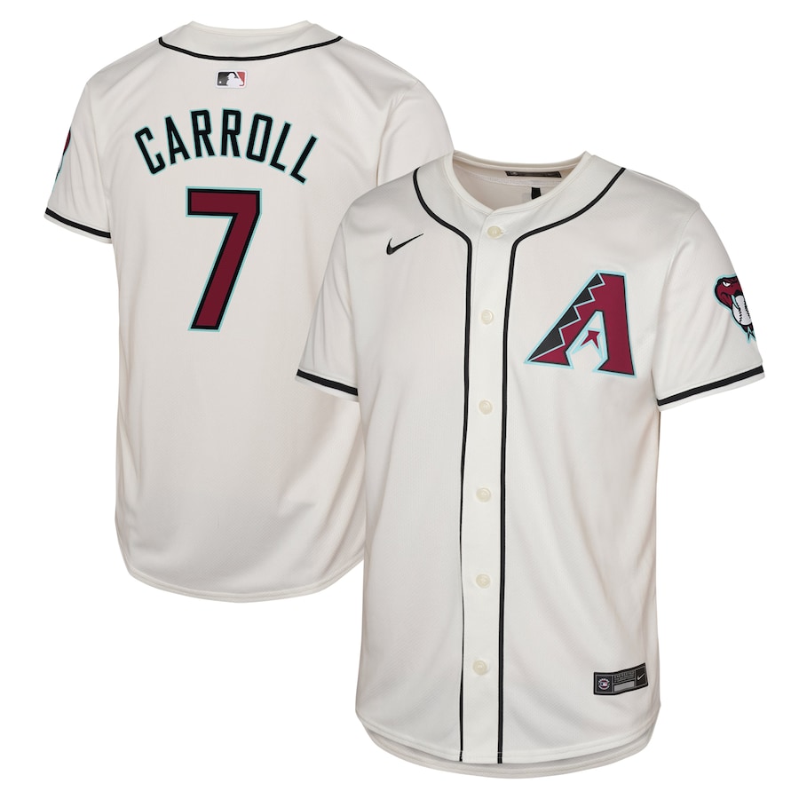 Youth Arizona Diamondbacks Corbin Carroll White Home Limited Player Jersey