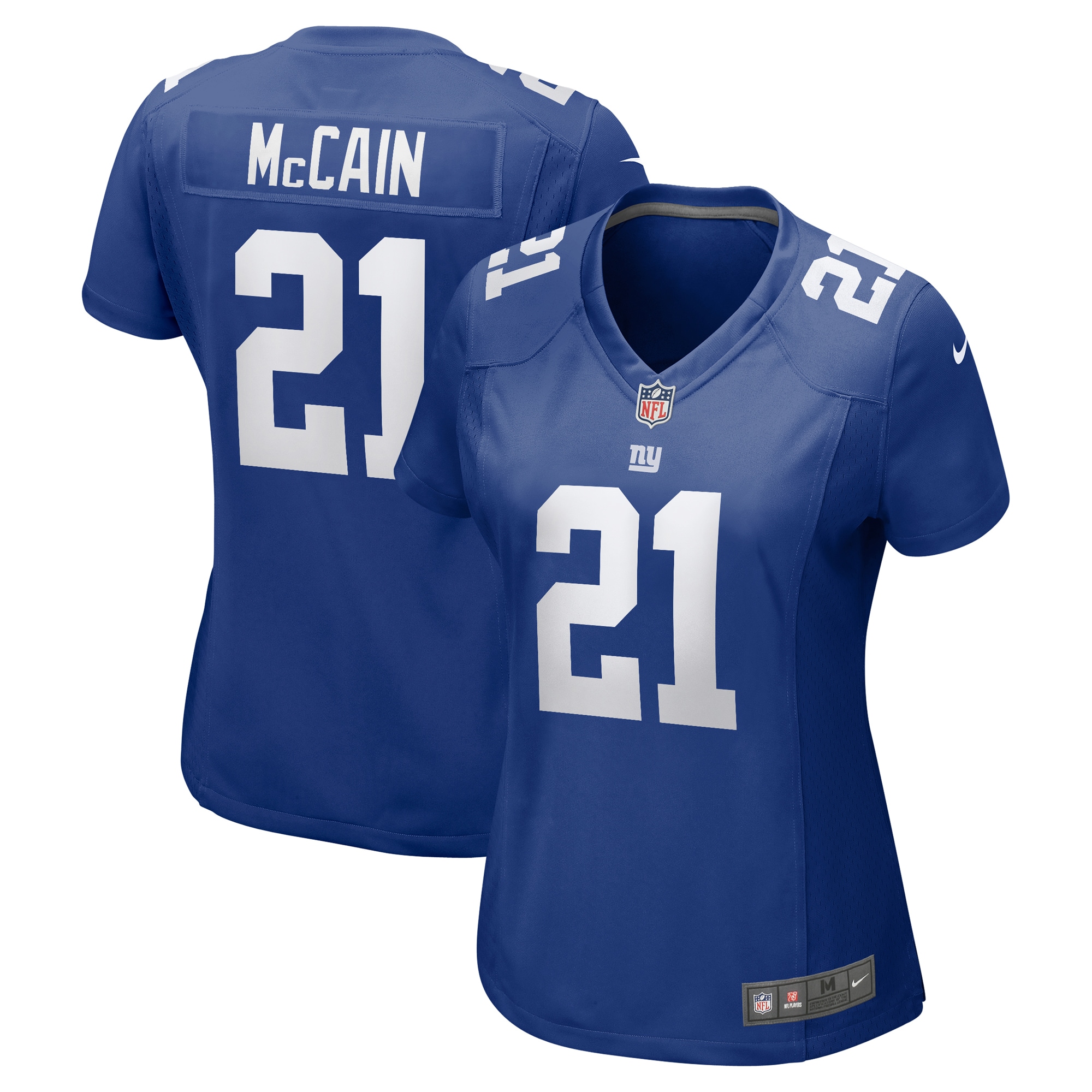 Bobby McCain New York Giants Women's Women's Team Color Jersey - Royal