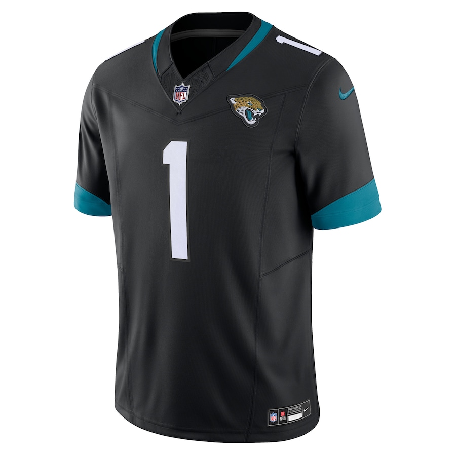Mens Jacksonville Jaguars Travis Etienne Black Vapor F.U.S.E. Limited Jersey